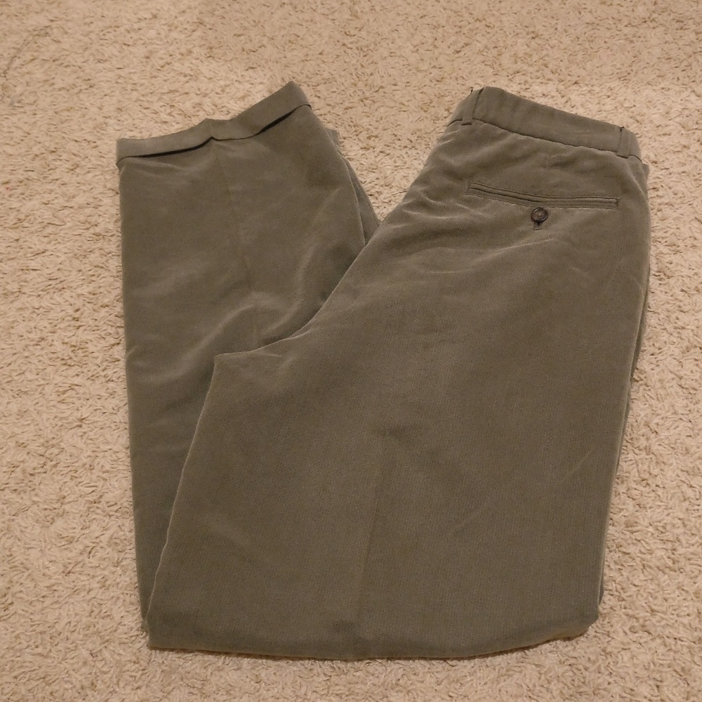 Claiborne mens khaki green or gray dress pants